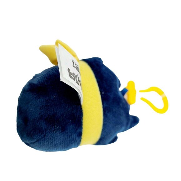 WCT Wicked Cool Toys Ninja Keychain 4 inch Plush Character Head Backpack Clip On - Picture 2 of 4